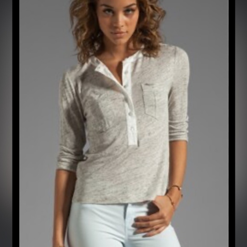 Marc by Marc Jacobs Slubbed Linen Long Sleeve  XS from revolve